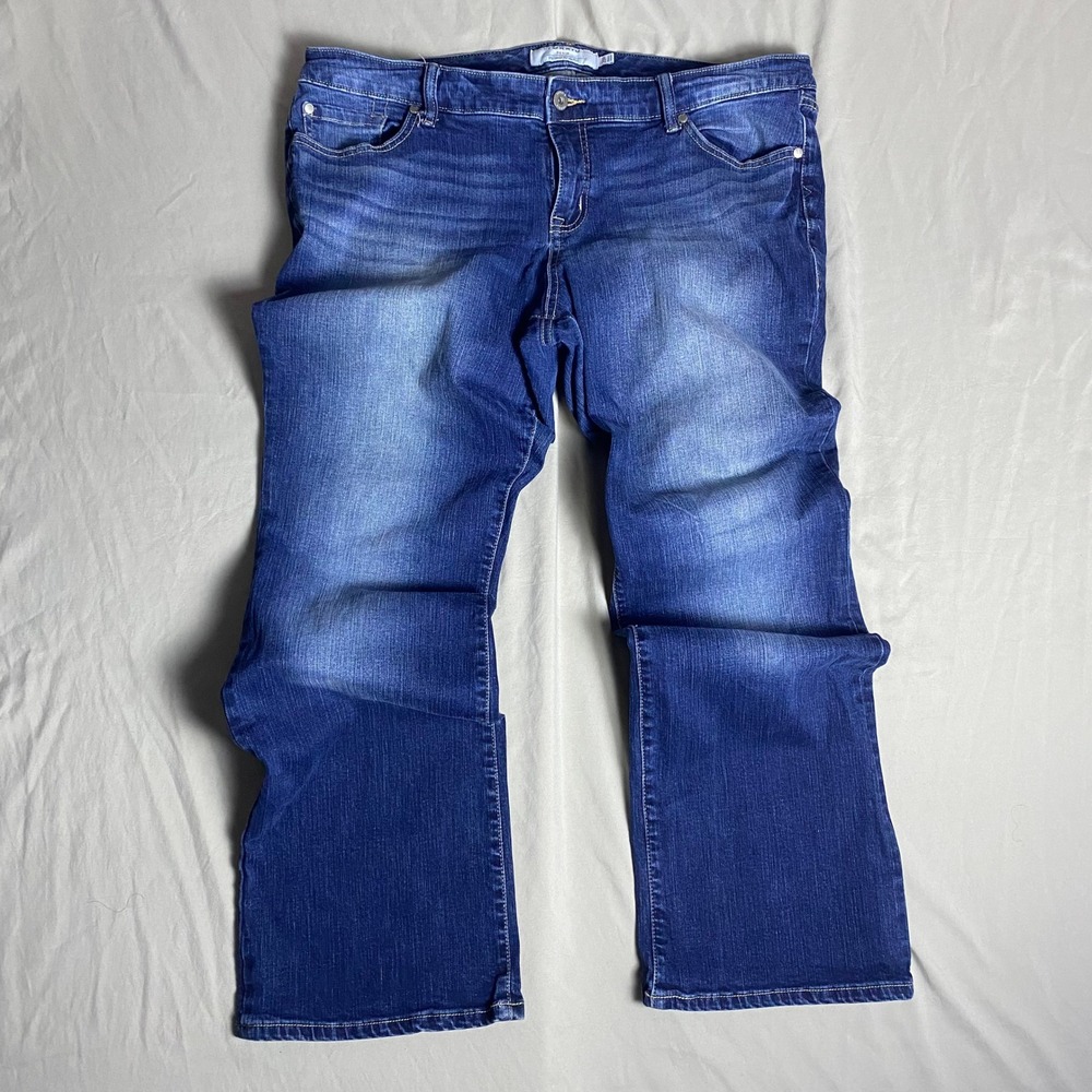 Torrid Denim Womens 20R Medium Wash Stretch Bootcut Jeans Plus Size Blue